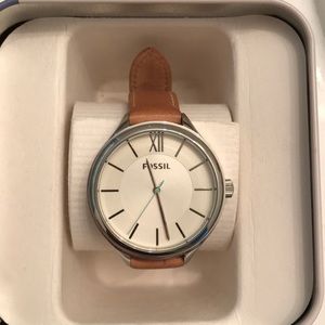 Tan Fossil Watch